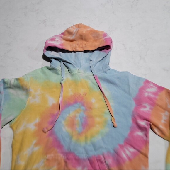 Odd Future OF Rainbow Tie Dye Small Hoodie Tyler The Creator Igor EUC Skateboard - Picture 2 of 12